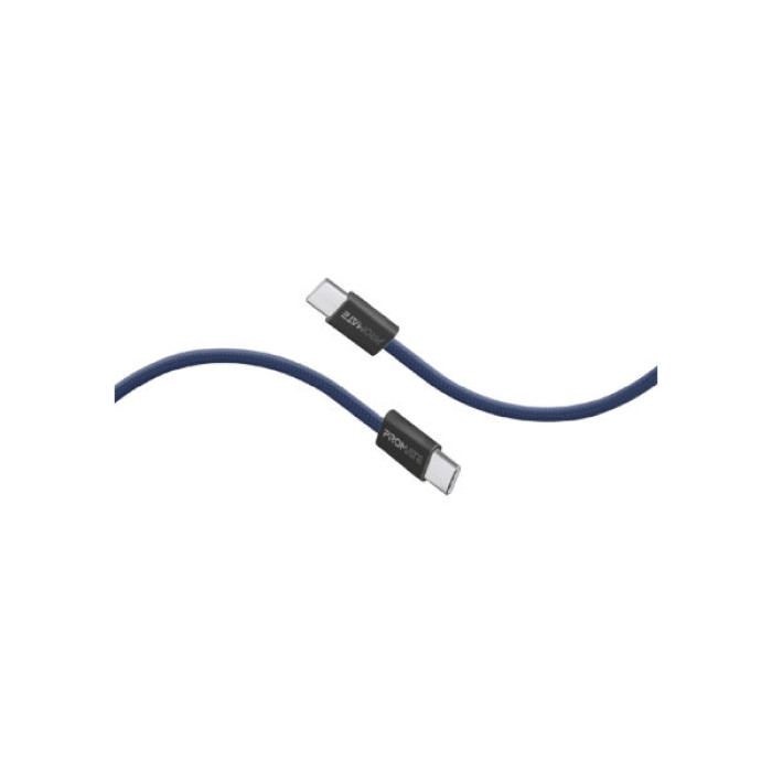 Дата кабель USB-C to USB-C 1.2m Promate (ecoline-cc120.navy)