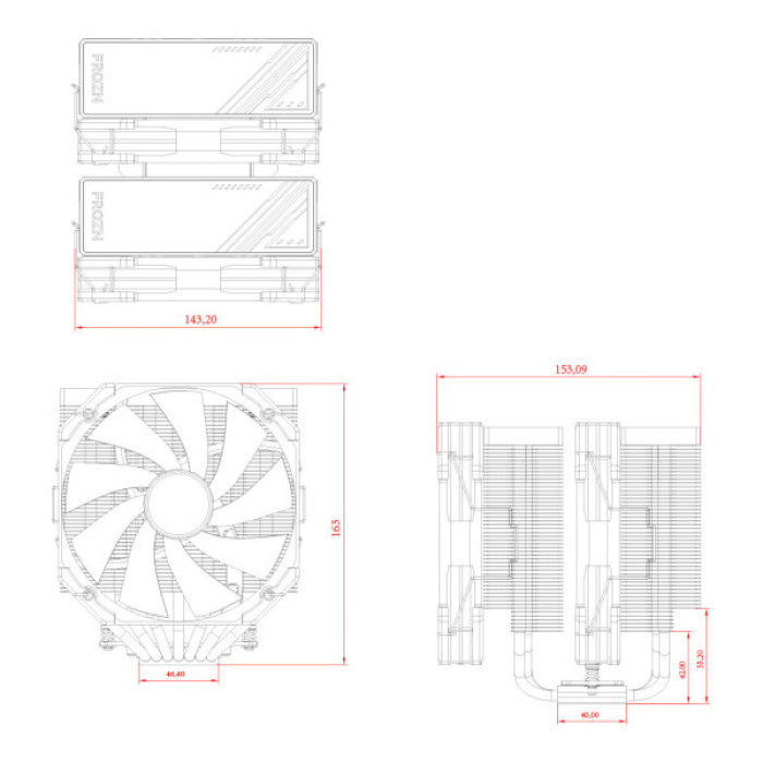 Кулер до процесора ID-Cooling FROZN A720 Black