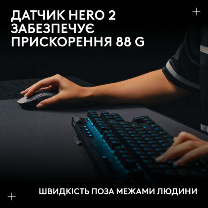 Мишка Logitech G Pro 2 Lightspeed Wireless White (910-007302)