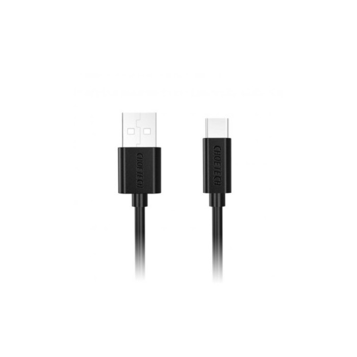 Дата кабель USB 2.0 AM to USB-C 1.0m Choetech (AC0002)