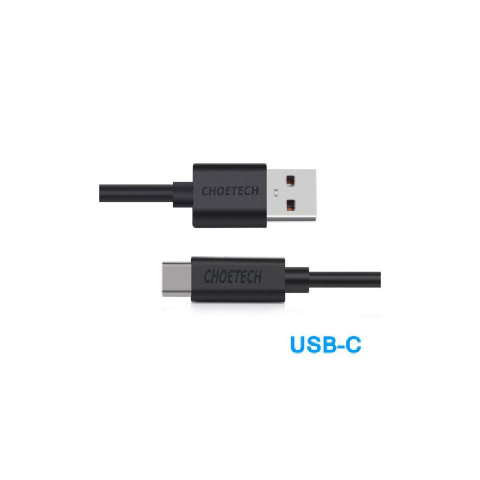 Дата кабель USB 2.0 AM to USB-C 1.0m Choetech (AC0002)