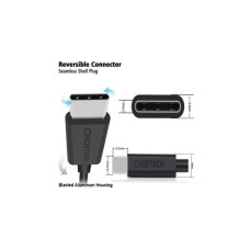 Дата кабель USB 2.0 AM to USB-C 1.0m Choetech (AC0002)