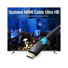 Кабель мультимедійний HDMI M to HDMI M 2.0m 4K60Hz black Vention (AAGBH)