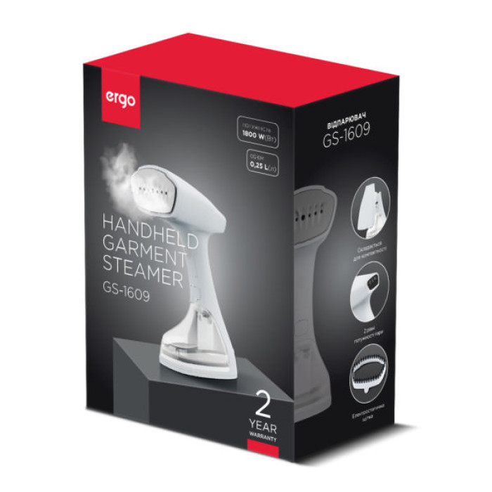 Відпарювач для одягу Ergo GS-1609