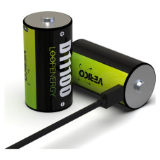 Акумулятор Verico D/R20 USB Type-С 7400mAh/11100mWh 1.5V Li-ion 2шт./уп. (Loop Energy) (1BTOV-A5N0A2-NN)