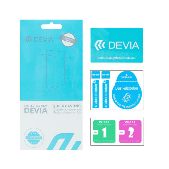 Плівка захисна Devia Hydrogel Apple Watch Ultra 2 49mm 6 pcs (DV-IP6-APU2-6)