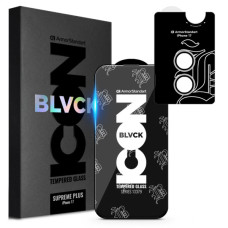 Скло захисне Armorstandart Supreme Plus Black Icon Apple iPhone 17 (ARM87860)
