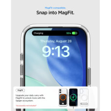 Чохол до мобільного телефона Spigen Ultra Hybrid S MagFit iPhone 17 Clear White (ACS09981)