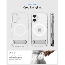 Чохол до мобільного телефона Spigen Ultra Hybrid S MagFit iPhone 17 Clear White (ACS09981)