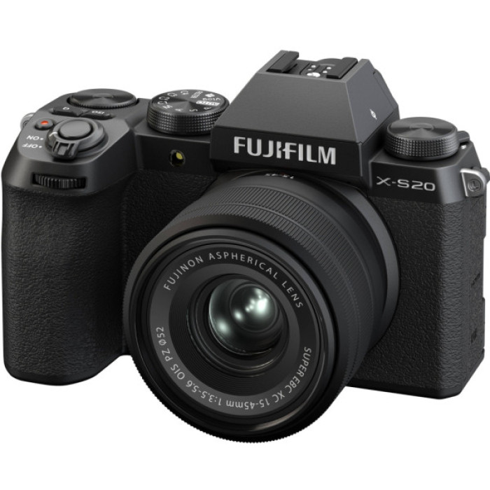 Цифровий фотоапарат Fujifilm X-S20+ XC 15-45mm F3.5-5.6 Kit Black (16939588)