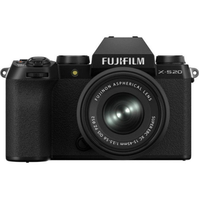 Цифровий фотоапарат Fujifilm X-S20+ XC 15-45mm F3.5-5.6 Kit Black (16939588)