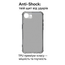 Чохол до мобільного телефона BeCover Anti-Shock Apple iPhone 17e Grey (715145)
