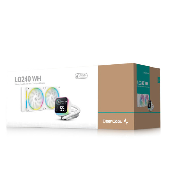 Система рідинного охолодження Deepcool LQ240 White (R-LQ240-WHDSMC-G-1)
