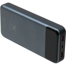 Батарея універсальна Vinga 30000 mAh 100W Display VA Grey (Li-Ion) (VPBB30100)