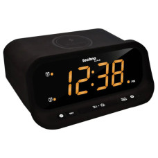 Настільний годинник Technoline WT477 Wireless Mobile Charging Black (DAS302477)