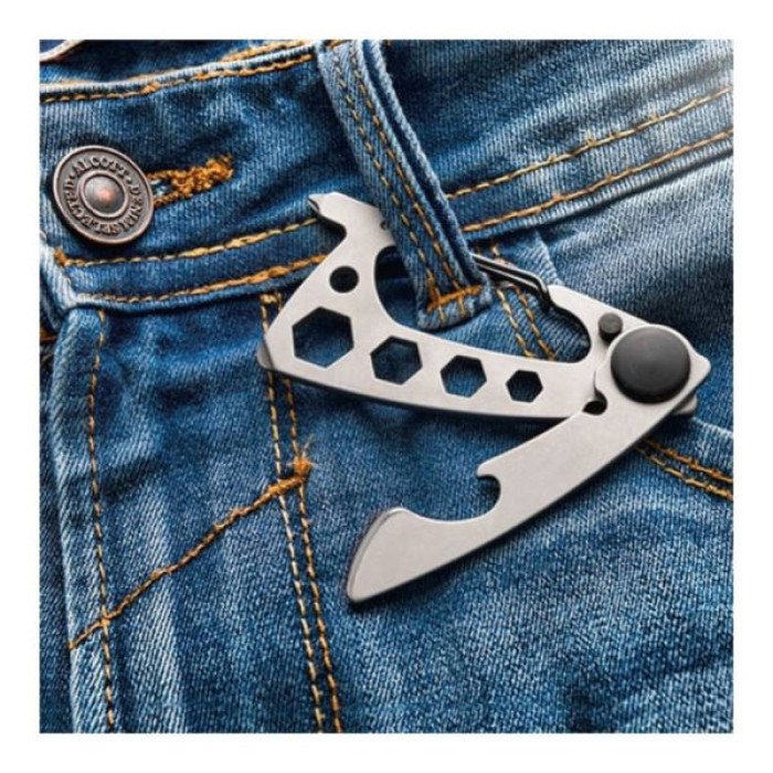 Мультитул Schwarzwolf Burundi 10 функцій сірий (F6000300AJ3)