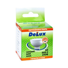 Лампочка Delux JCDR 5Вт 6000K 220В GU5.3 (90001294)