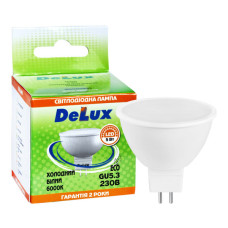 Лампочка Delux JCDR 5Вт 6000K 220В GU5.3 (90001294)