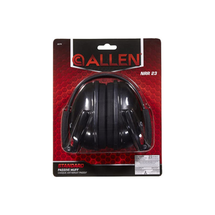 Тактичні навушники Allen Standard Passive Black (2274)
