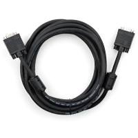 Кабель мультимедійний VGA M to VGA M 5.0m Vinga (VCPDCVGAMM5MBK)