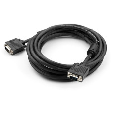 Кабель мультимедійний VGA M to VGA M 5.0m Vinga (VCPDCVGAMM5MBK)