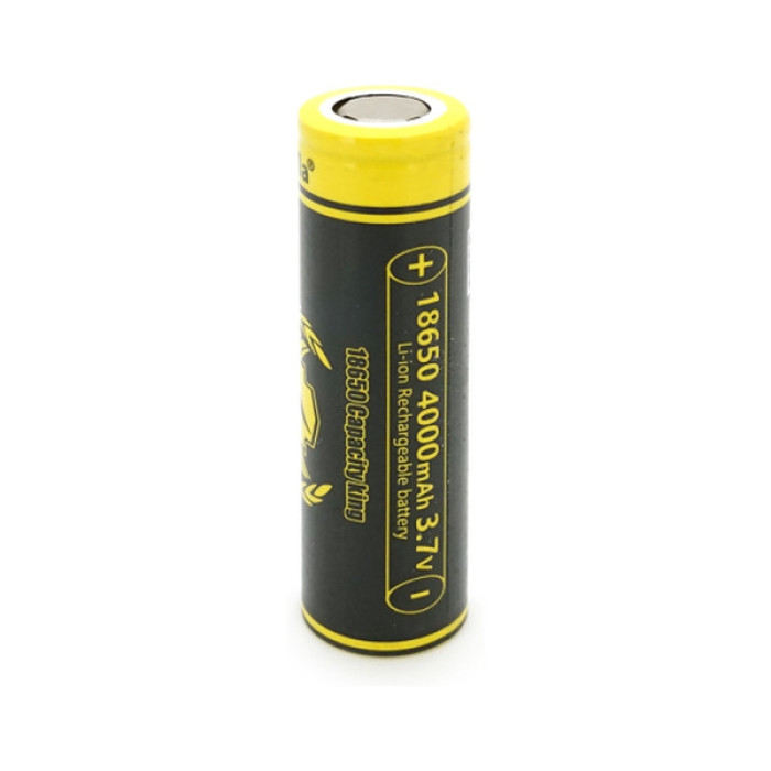 Акумулятор 18650 4000mah (3800-4000mah), 3.7V(2.75-4.2V) Liitokala (King-4000)