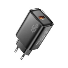 Зарядний пристрій Essager USB-A QC3.0 45W black (ECT45W-RPB01-Z)
