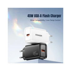 Зарядний пристрій Essager USB-A QC3.0 45W black (ECT45W-RPB01-Z)