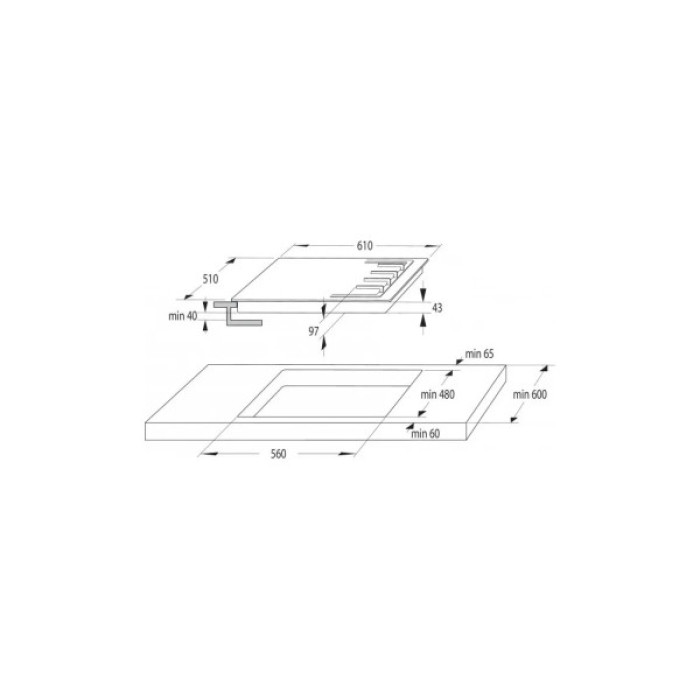 Варочна поверхня Gorenje GTW641KB