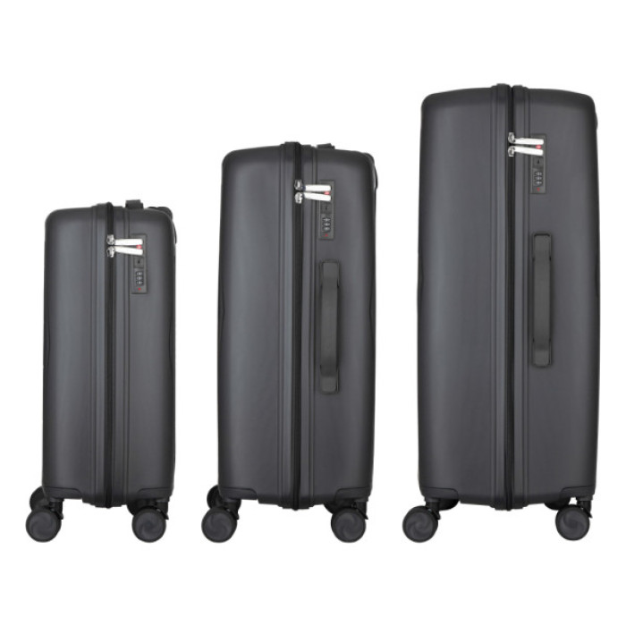 Набір валіз 2E M7979 (L+M+S) темно-сірий (2E-PP-M7979-SET3-DG)