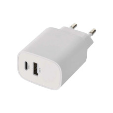 Зарядний пристрій EMOS V02B15 1xUSB-A + 1xUSB-C 15W GaN (V02B15)