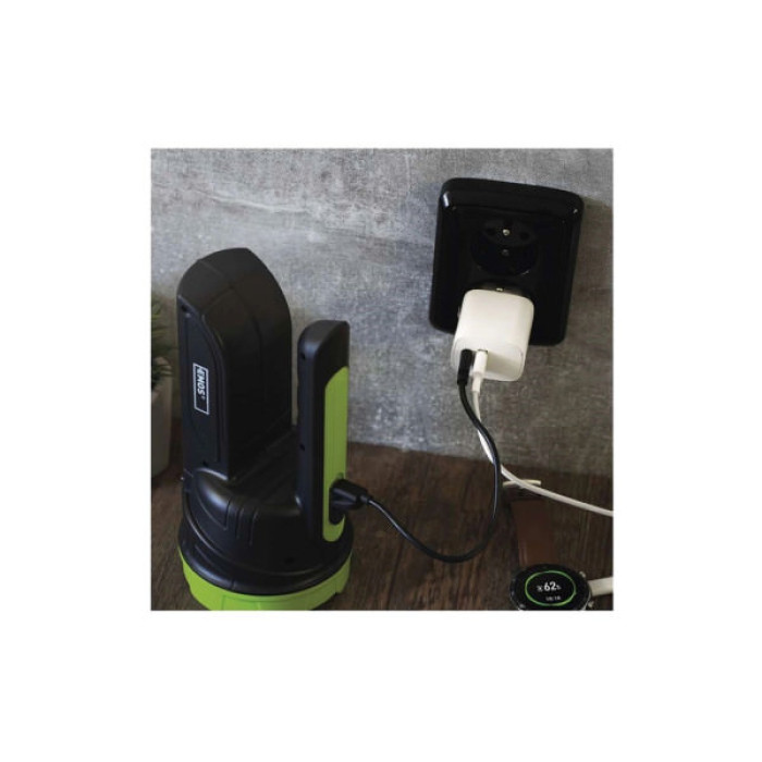 Зарядний пристрій EMOS V02B15 1xUSB-A + 1xUSB-C 15W GaN (V02B15)