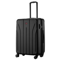 Валіза Wenger Oryson, середня, пластик, 4 колеса, чорна (653165)