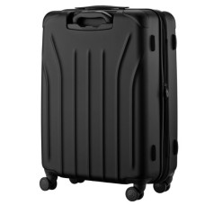 Валіза Wenger Oryson, середня, пластик, 4 колеса, чорна (653165)