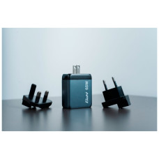 Зарядний пристрій Verbatim GaN 65 W 3 ports (2xUSB-C-65 W /USB-A -3.0) (32201)