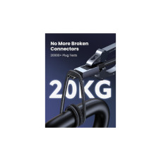 Дата кабель USB-C to USB-C 3.0m 100W L512 gray Ugreen (45065)