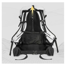 Рюкзак туристичний Naturehike Helium CNK2450XB016, 40 л, чорний, M (6976507666664)