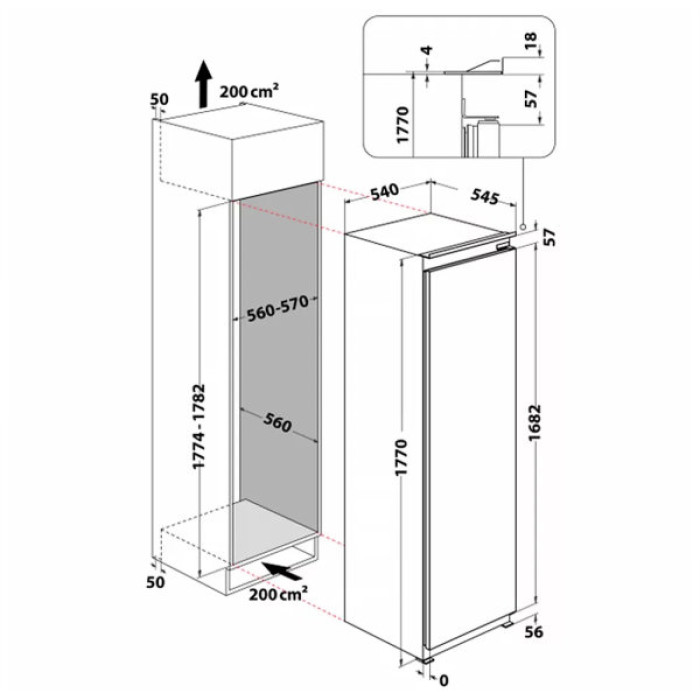 Морозильна камера Whirlpool WHSD18F013D1