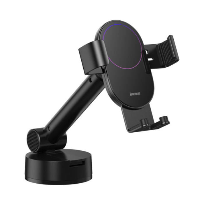 Універсальний автотримач Baseus 4.7-6.5" Gravity Simplism (на присоску) black (SUYL-JY01)
