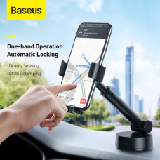 Універсальний автотримач Baseus 4.7-6.5" Gravity Simplism (на присоску) black (SUYL-JY01)