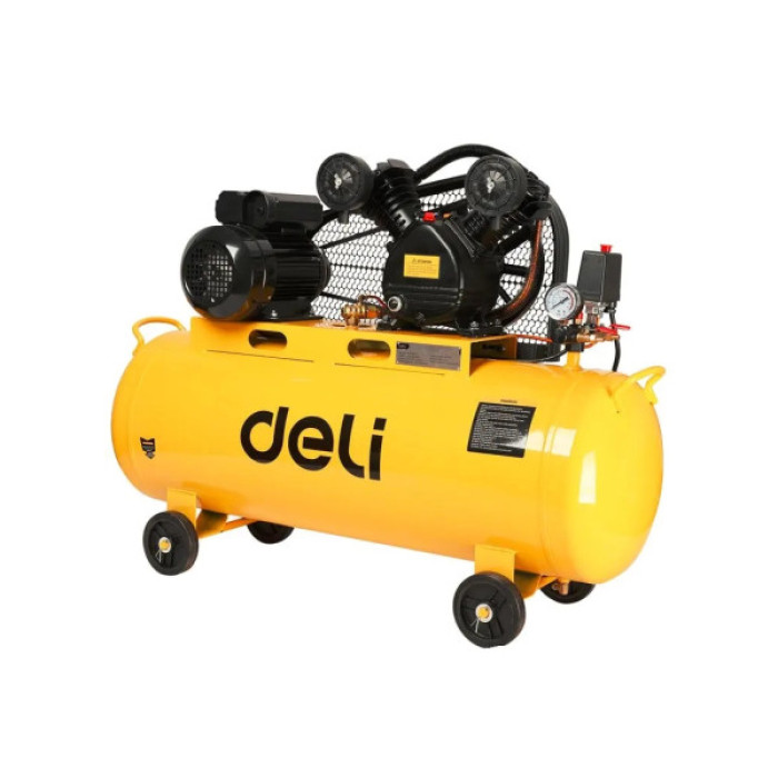 Компресор Deli 100 Л, max 0,8 мПа (EDL-PKY0.25/8-E1)