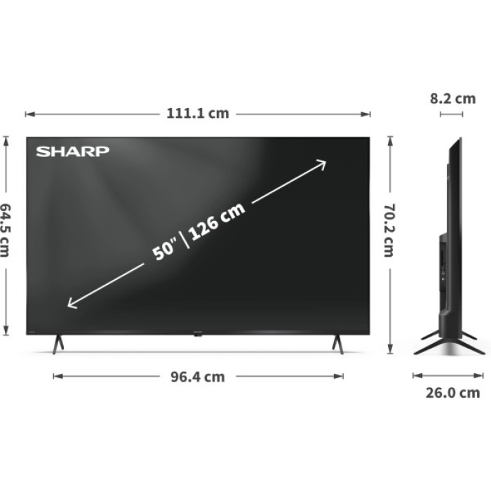 Телевізор Sharp 50HP5265E (4T-C50HP5265EB)