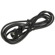 Кабель живлення C5 3.0m 0.75mm2 Merlion (PC-186 CEE7/7-IECC5CCA30)