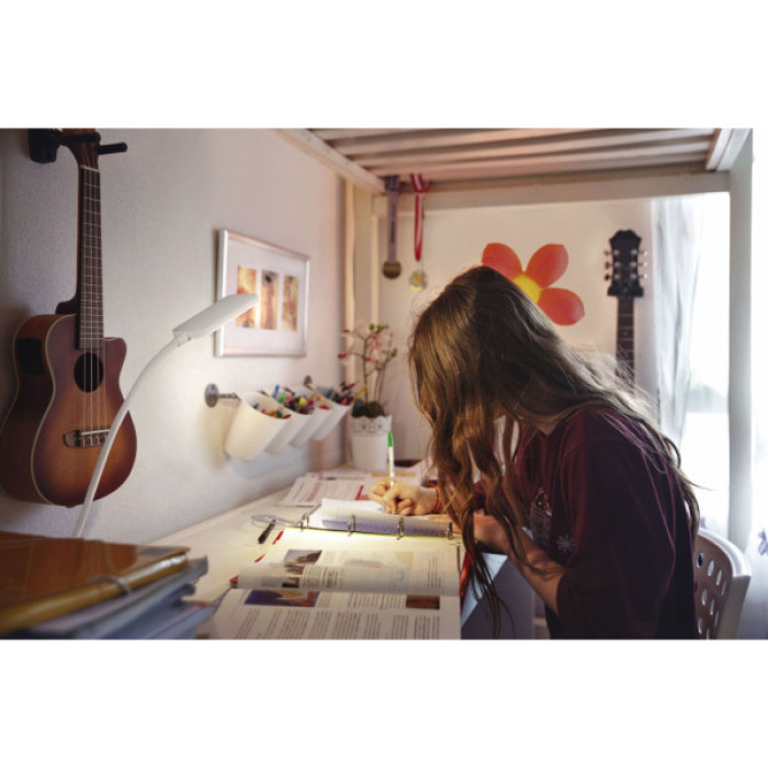 Настільна лампа Osram PANAN CLIP SQUARE DIM USB WT (4099854507496)