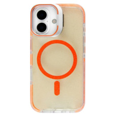 Чохол до мобільного телефона BeCover FIBRA Star Shine MagSafe Apple iPhone 17 Orange (715415)
