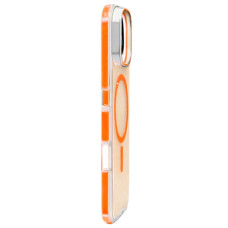 Чохол до мобільного телефона BeCover FIBRA Star Shine MagSafe Apple iPhone 17 Orange (715415)