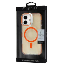 Чохол до мобільного телефона BeCover FIBRA Star Shine MagSafe Apple iPhone 17 Orange (715415)