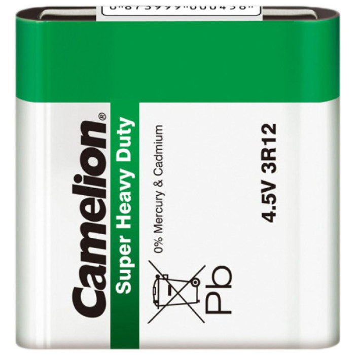 Батарейка 3R12 4.5V Super Heavy Duty Zinc-carbon * 1 Camelion (3R12-SP1G)