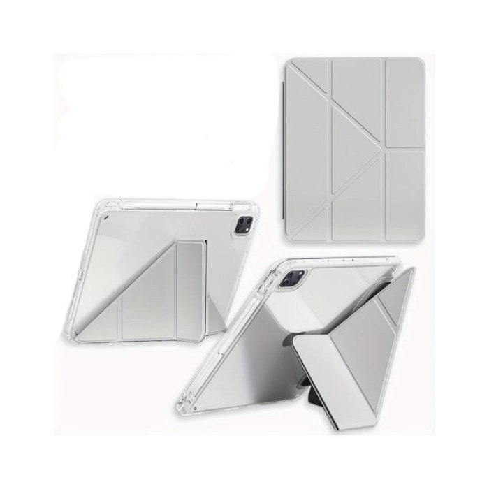 Чохол до планшета BeCover Ultra Slim Origami Transparent Apple iPad Pro 11" M4 2024 Gray (711690)