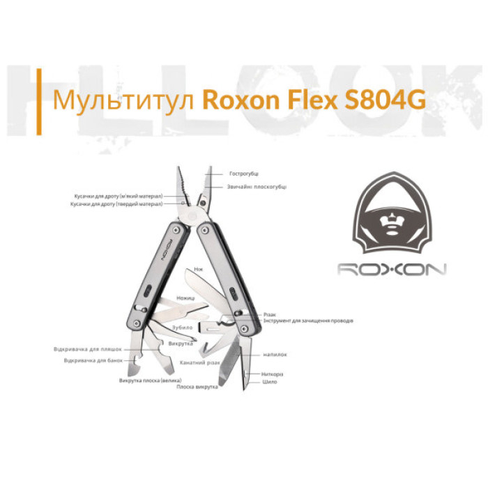 Мультитул Roxon Flex S804 (S804G)